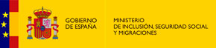 Logo del Ministerio de Inclusión, Seguridad Social y Migraciones Junto al escudo de España con enlace a su página web.