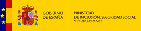 Logo del Ministerio de Inclusión, Seguridad Social y Migraciones Junto al escudo de España con enlace a su página web.